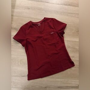 Jaanuu Women's Short Sleeve Scrub Top